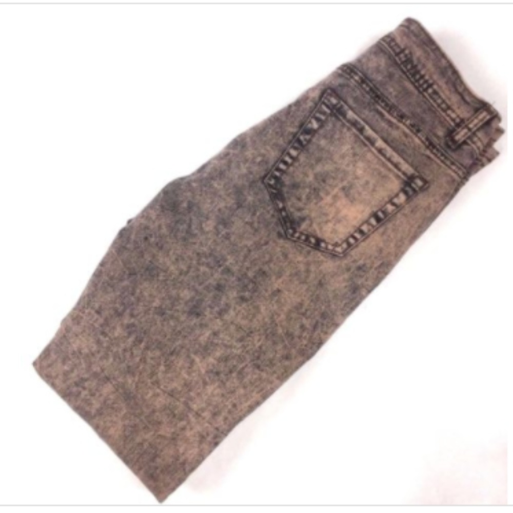 Red Fox Acid Wash High Rise Skinny Jeans 7